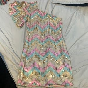 off the shoulder dress